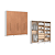 Roupeiro 06 Portas Safira 100% MDF - 3420M - Branco/Cedro - Moveis Castro - Imagem 1