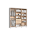 Roupeiro 06 Portas Safira 100% MDF com Espelho - 3420M - Branco - Moveis Castro - Imagem 3