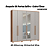 Roupeiro 06 Portas Safira 100% MDF com Espelho - 3420M - Cedro/Cinza - Moveis Castro - Imagem 2