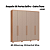 Roupeiro 06 Portas Safira 100% MDF - 3420M - Cedro/Duna - Moveis Castro - Imagem 2