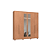 Roupeiro 06 Portas Safira 100% MDF com Espelho - 3420M - Cedroo - Moveis Castro - Imagem 2