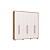 Roupeiro 06 Portas Safira 100% MDF - 3420M - Cedro/Branco - Moveis Castro - Imagem 2