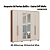Roupeiro 06 Portas Safira 100% MDF com Espelho - 3420M - Cedro/Off White - Moveis Castro - Imagem 2