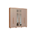 Roupeiro 06 Portas Safira 100% MDF com Espelho - 3420M - Cedro/Duna - Moveis Castro - Imagem 2