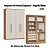 Roupeiro 04 Portas Elegance - 4240A - Angelin/Blanc - Moveis Castro - Imagem 1