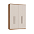 Roupeiro 04 Portas Elegance - 4240A - Angelin/Blanc - Moveis Castro - Imagem 4
