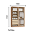Roupeiro 04 Portas Elegance - 4240A - Angelin/Blanc - Moveis Castro - Imagem 6