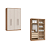 Roupeiro 04 Portas Elegance - 4240A - Angelin/Blanc - Moveis Castro - Imagem 2
