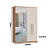 Roupeiro 04 Portas Elegance c/ 02 Portas Espelho - 4240A - Angelin/Blanc - Moveis Castro - Imagem 8