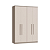 Roupeiro 04 Portas Elegance - 4240A - Niquel/Blanc - Moveis Castro - Imagem 4