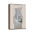 Roupeiro 04 Portas Elegance c/ 02 Portas Espelho - 4240A - Niquel/Blanc - Moveis Castro - Imagem 5