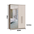 Roupeiro 04 Portas Elegance c/ 02 Portas Espelho - 4240A - Niquel/Blanc - Moveis Castro - Imagem 8