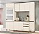 Cozinha Modulada 04 Pçs - Linha Connect - Off White - Móveis Henn - Imagem 1