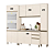 Cozinha Modulada 04 Pçs - Linha Connect - Off White - Móveis Henn - Imagem 6