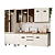 Cozinha Modulada 05 Pçs - Linha Connect - Off White - Móveis Henn - Imagem 8