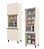 Cozinha Modulada 04 Pçs - Linha Connect - Off White - Móveis Henn - Imagem 2