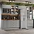 Cozinha Modulada 07 Pçs - Linha Americana - Cinza - Móveis Henn - Imagem 1