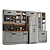 Cozinha Modulada 07 Pçs - Linha Americana - Cinza - Móveis Henn - Imagem 9