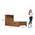 Cama Solteiro Invicta c/ Gavetas - 225844 - Jatoba - Santos Andira - Imagem 7