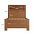 Cama Solteiro Invicta c/ Gavetas - 225844 - Jatoba - Santos Andira - Imagem 6
