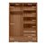 Roupeiro 02 Portas de Correr Democrata - 163743 - Jatoba/Jatoba-Areia Flex - Santos Andira - Imagem 7