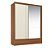 Roupeiro 02 Portas de Correr Democrata - 163743 - Jatoba/Jatoba-Areia Flex - Santos Andira - Imagem 3