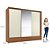 Roupeiro 03 Portas de Correr Democrata - 163643 - Jatoba/Jatoba-Areia Flex - Santos Andira - Imagem 11