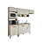Cozinha Modulada 04 pçs Torino - MB9001 - Mel / Off White - Movelbento - Imagem 2
