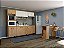 Cozinha Modulada Torino 6 pçs - MB 9004 - Mel / Off White / Petroleo- Movelbento - Imagem 3