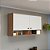 Aéreo 02 Portas 120cm - MB 1027 - Mel / Off White - Movelbento - Imagem 1