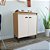 Balcão 02 Portas - MB 1029 - Mel/Off White - Movelbento - Imagem 1