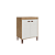Balcão 02 Portas - MB 1029 - Mel/Off White - Movelbento - Imagem 2