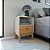 Mesa de Cabeceira 01 Gaveta - MB 1041 - Mel / Off White - Movelbento - Imagem 1
