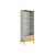 Cristaleira 02 Portas 01 Gaveta - MB 1057 - Mel / Off White - Movelbento - Imagem 2