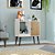 Aparador 01 Porta - MB 1058 - Mel / Off White - Movelbento - Imagem 1