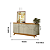 Balcão Buffet Mônaco - Ref. 308140 - Cumaru / Opala - Madetec - Imagem 3