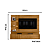 Painel Suspenso Atena - Ref. 286039 - Cumaru - Madetec - Imagem 5