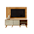 Combo Rack e Painel Cronos - Ref. 713140 - Cumaru / Opala - Madetec - Imagem 2