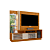 Home Theater Frizz Plus - Ref. 643139 - Cinamomo / Off White - Madetec - Imagem 2
