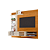 Painel Suspenso Supreme - Ref. 278139 - Cumaru / Opala - Madetec - Imagem 2