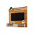 Painel Suspenso Frizz Sublime - Ref. 281139 - Cinamomo / Off White - Madetec - Imagem 2