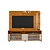 Composição Frizz Rack e Painel 1.8 - Ref. 709139 - Cinamomo / Off White - Madetec - Imagem 2