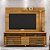 Composição Frizz Rack e Painel 1.8 - Ref. 709039 - Cumaru - Madetec - Imagem 1