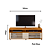 Rack Frizz Cross - Ref. 396139 - Cinamomo / Off White - Madetec - Imagem 3