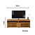 Rack Frizz Cross - Ref. 396039 - Cumaru - Madetec - Imagem 3