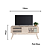 Rack Frizz 1.5 - Ref. 506136 - Calacata / Off White - Madetec - Imagem 3