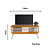 Rack Frizz 1.5 - Ref. 506139 - Cinamomo / Off White - Madetec - Imagem 3