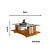 Mesa de Centro Frizz - Ref. 304139 - Cinamomo / Off White  - Madetec - Imagem 3