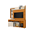 Home Theater Icaro - Ref. 599139 - Cinamomo / Off White - Madetec - Imagem 2