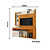 Home Theater Icaro - Ref. 599139 - Cinamomo / Off White - Madetec - Imagem 3